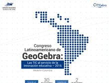 Tablet Screenshot of geogebra.itm.edu.co